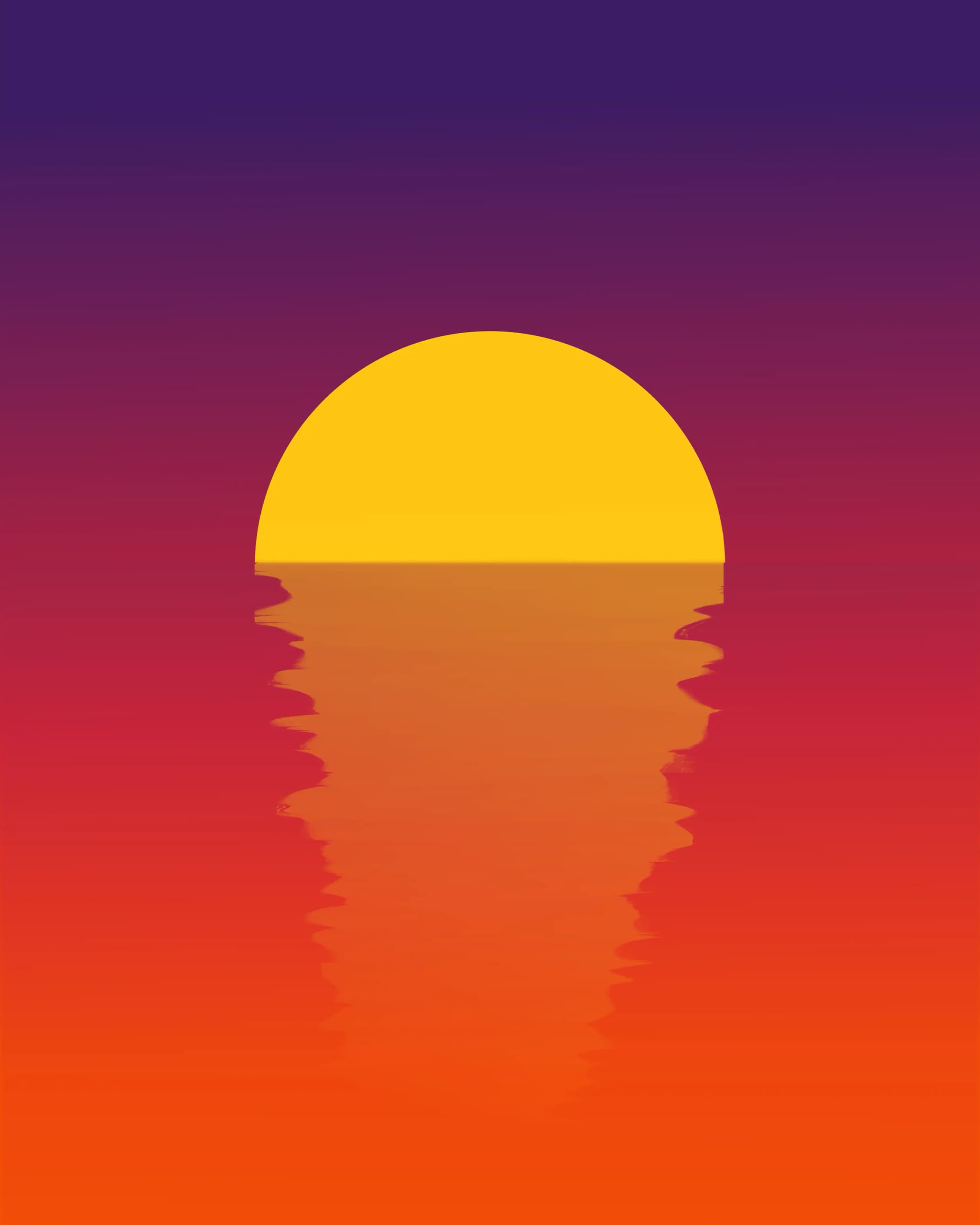 A sunset scene